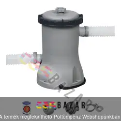 Bestway Papírszűrős vízforgató 2 m3/h