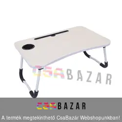 Ágytálca, laptoptartó kisasztal 60 x 40 cm MDF