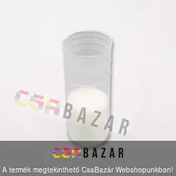 Műanyag fehér mécses betét 12 cm