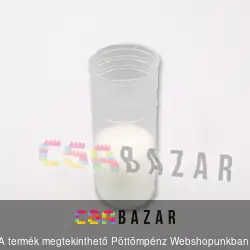 Műanyag fehér mécses betét 16 cm