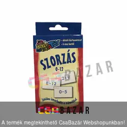 Szorzás Oktatókártya