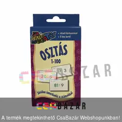 Osztás Oktatókártya