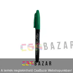 Alkoholos filc közepesen vastag - zöld - cd/dvd jelölő