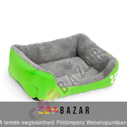 Kutyaágy, Kutyafekhely 65 x 50 cm zöld oldallal