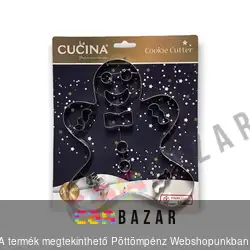 Karácsonyi sütiforma, süti kiszúró 20 cm - mézeskalács ember