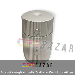 H2O Humidifier RGB led-es ultrahangos aroma diffúzor, párologtató