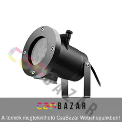 LED-es mozgó partyfény kivetítő cserélhető képekkel