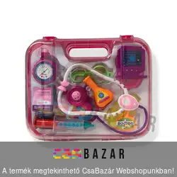 Doktor orvos szett 11 db-os - rózsaszín