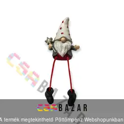 Karácsonyi skandináv manó hosszú lábakkal 3 féle - 21 cm