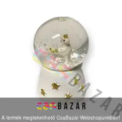 LED Unikornis hógömb, havazó gömb 45mm