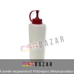 Ketchup, mustár, szósz nyomó palack