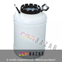 Ballon 50 L füllel, 200 mm-es menetes tetővel