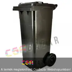 Gurulós kuka 80 L fekete