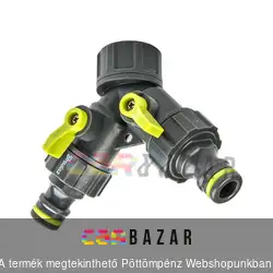 Csapcsatlakozó 2 ágú, szabályozható Lime 1/2 - 3/4 col