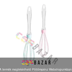 Erős, szilikonos habverő 26,5 cm