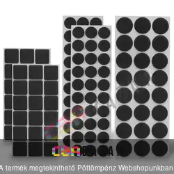 Öntapadós csúszásgátló filcpárna széklábra fekete