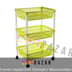 3 fiókos, gurulós tárolópolc Guapissimo