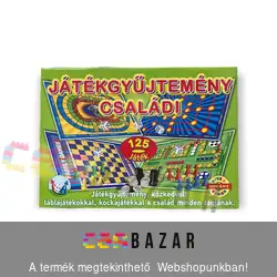 125 féle játék családi játékgyűjtemény