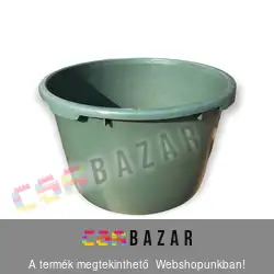 Kerek dézsa, habarcsdézsa 90 L zöld