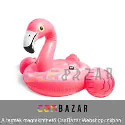 Flamingo formájú felfújható matrac kapaszkodóval 203 x 196 x 124 cm INTEX 57288