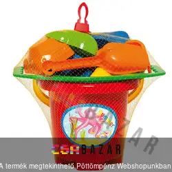 Nagy homokozó szett locsolóval 9 db-os