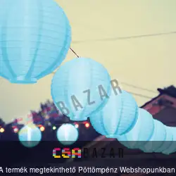 LED-es lampion 20cm - kék