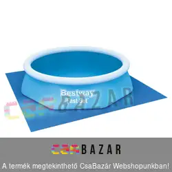 Bestway PVC medence alátét fólia 366 cm átmérőjű medencéhez - 396 x 396 cm