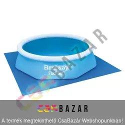Bestway PVC medence alátét fólia 244 cm átmérőjű medencéhez - 274 x 274 cm
