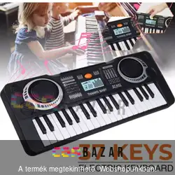 37 billentyűs gyermek szintetizátor