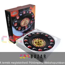 Drunken rulett ivós társasjáték, party játék