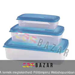 Mikro ételtároló doboz szett 3db-os (0,8+1,8+3,0L)