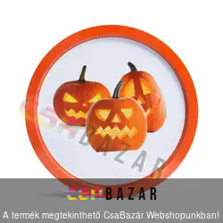 Fém tálca - Halloween tök 31 cm