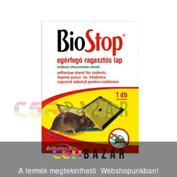 Biostop ragadós egér- és patkányfogó lap