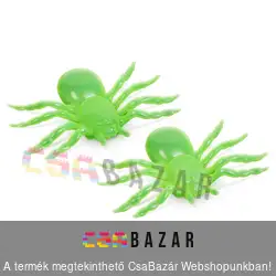 Foszforeszkáló pók szett halloween-i dekoráció 2 db / csomag