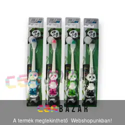 Gyerek fogkefe tapadókoronggal - panda