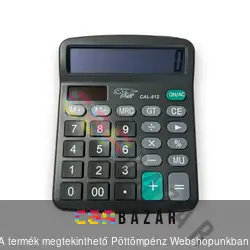 Számológép napelemes 12 x 15 cm SkyArt