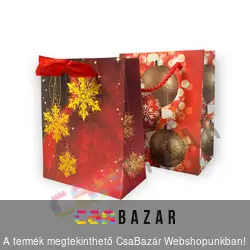 Karácsonyi ajándéktasak kicsi 11x13 cm
