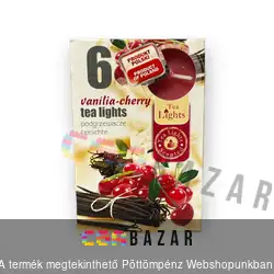 Illatmécses, teamécses vanília-cherry illatban 6 db-os