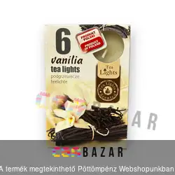 Illatmécses, teamécses vanília illatban 6 db-os