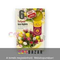 Illatmécses, teamécses tulipán illatban 6 db-os