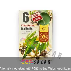 Illatmécses, teamécses tulipán eukaliptusz 6 db-os