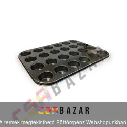 24-es teflonbevonatos mini muffinsütő