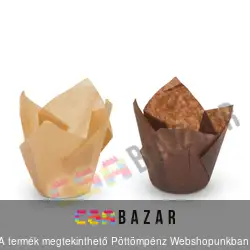 Muffin papír szett - tulipán - 12 db / csomag