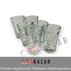 Stampedlis üvegpohár 6 db-os 40 ml
