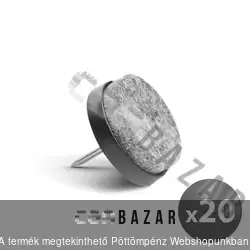 Szegezhető filcpárna szett, csúszásgátló bútorlábra - 20 db - szürke