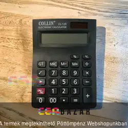 Számológép közepes 10 x 15 cm - 12 számjegyes CL-12S