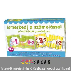Ismerkedj a számolással - párosító játék