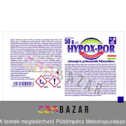Hypox-por fertőtlenítő és fehérítőszer klórgranulátum 50 g