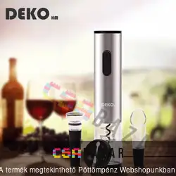 Elektromos palacknyitó, dugóhúzó - elemes