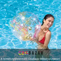 Glitteres felfújható strandlabda 51cm INTEX 58070